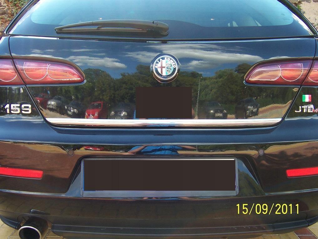 Alfa Romeo 159 SW Chrome Trim on the Tailgate