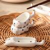Kitchen Tableware Ceramic Dipping Bowls Seasoning Plate Cute Animal Cat Shape Tableware Soy Sauce Vinegar Snack Dish New