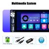 Reakosound 1 Din Car MP5/MP3 Player with 6.86 Inch Touch Screen Carplay Bluetooth FM Radio Rear View Camera