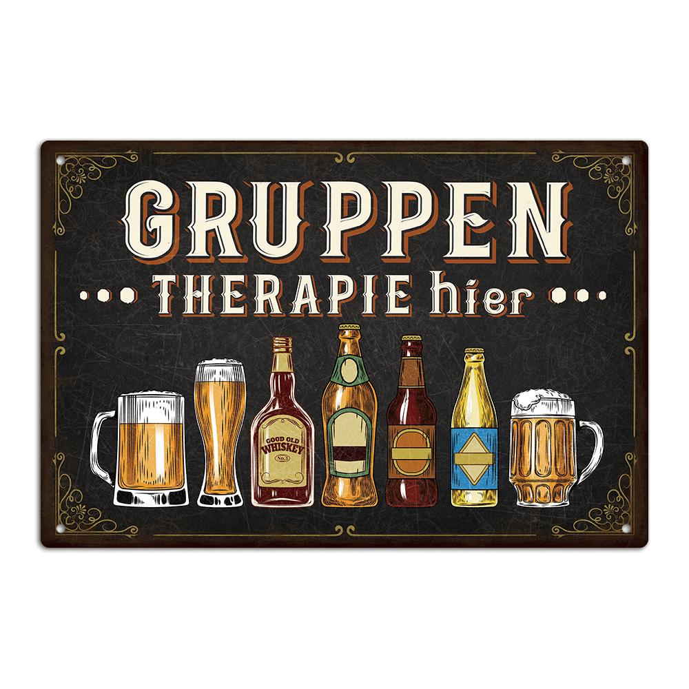 Декор 1 шт. Немецкая винтажная металлическая жестяная вывеска, настенный декор для дома, фермерского бара, паба, клуба, подарок для друзей, 7,9x11,8 дюймов