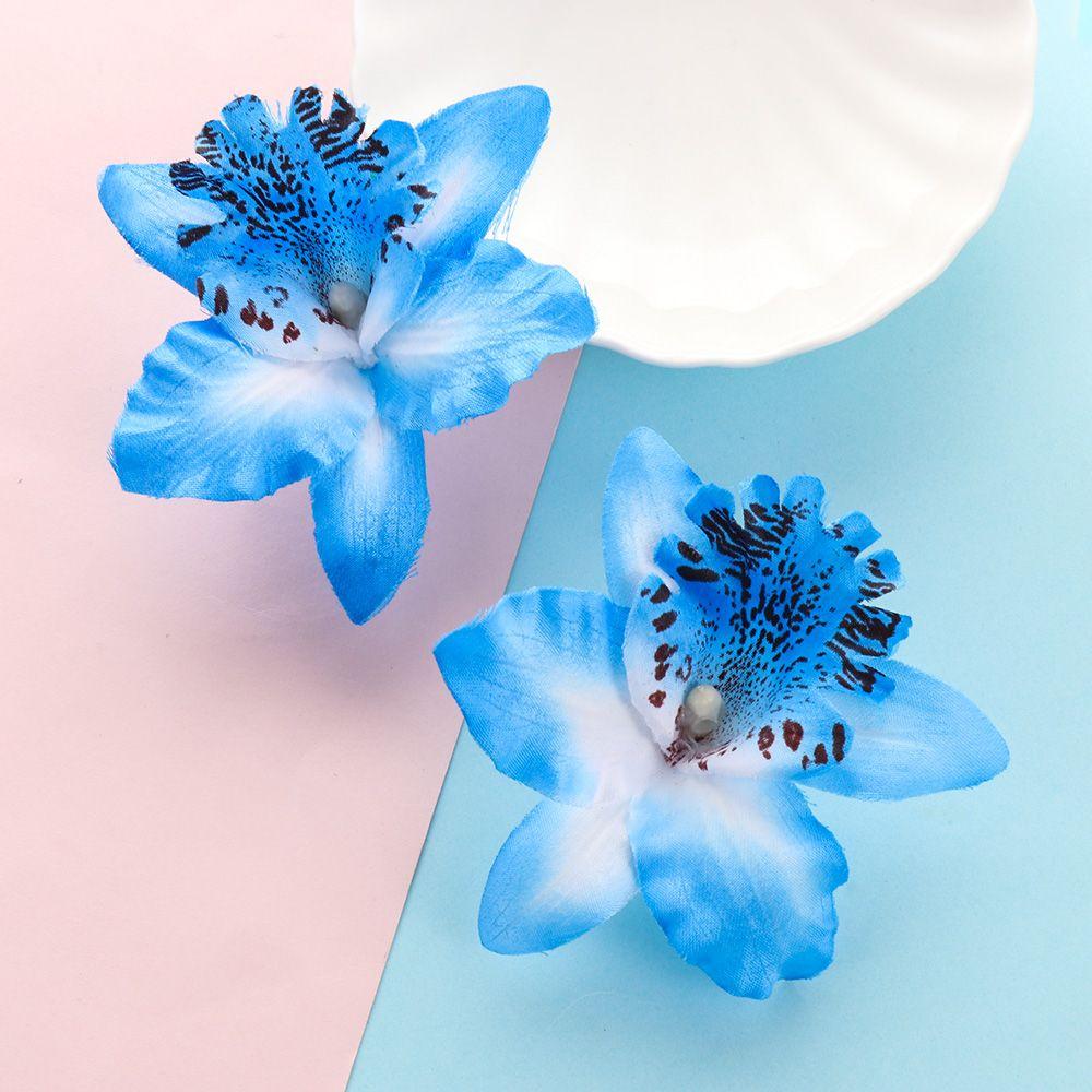 2 шт., повязка на голову в стиле «Богемия», заколка для волос с цветком, свадебные аксессуары, орхидея, свадебные шпильки