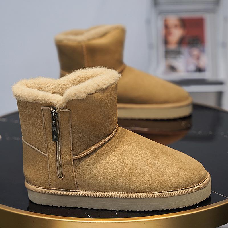 Зимние мужские бархатные теплые зимние сапоги женские хлопковые мопсы мягкие утолщенные пушистые сапоги мужские сумки и хлопковые мопсы прямые продажи с фабрики