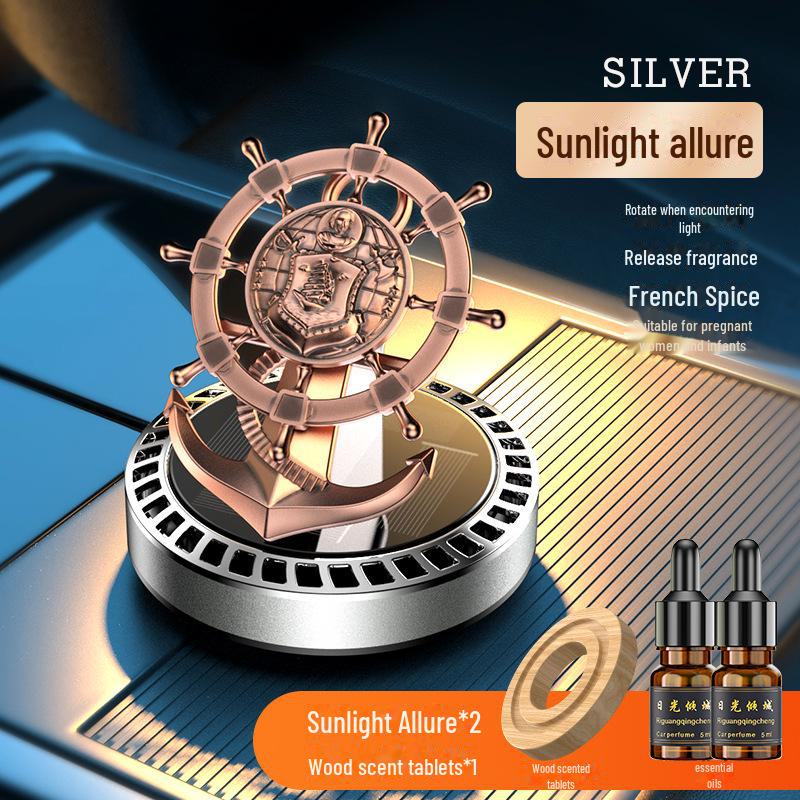 Креативный рулевой автомобильный парфюм на солнечных батареях Ароматерапия