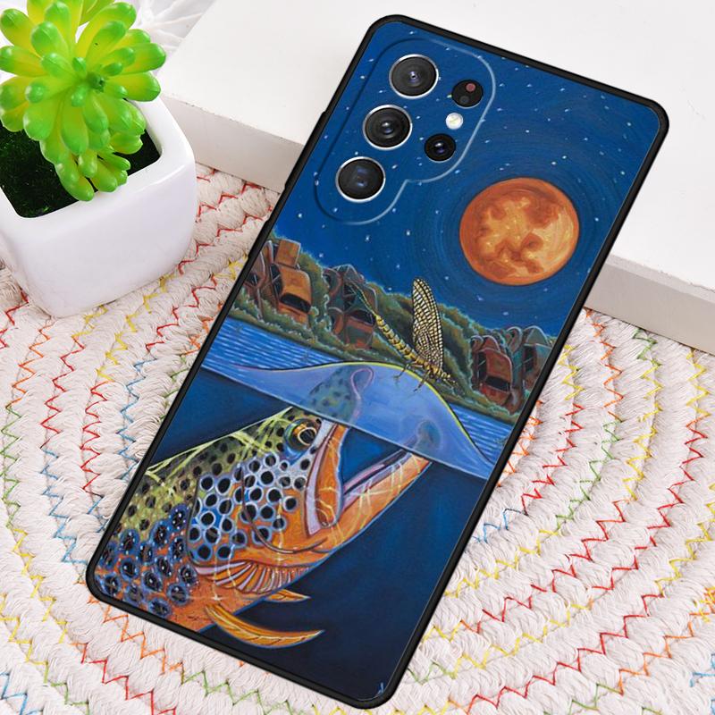 Мягкий чехол для телефона с изображением форели для Samsung Galaxy note 10 pro S26 Ultra S23 S24 FE S25 S21 S22 PLUS, противоударный
