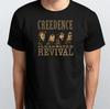 Creedence Clearwater Revival Графическая унисекс футболка S M L XL XXL 3XL 4XL Черная
