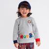 MIKIHOUSE HOT BISCUITS Sweatshirt for Boys and Size Girls, Gray, 110cm, 73-5601-495