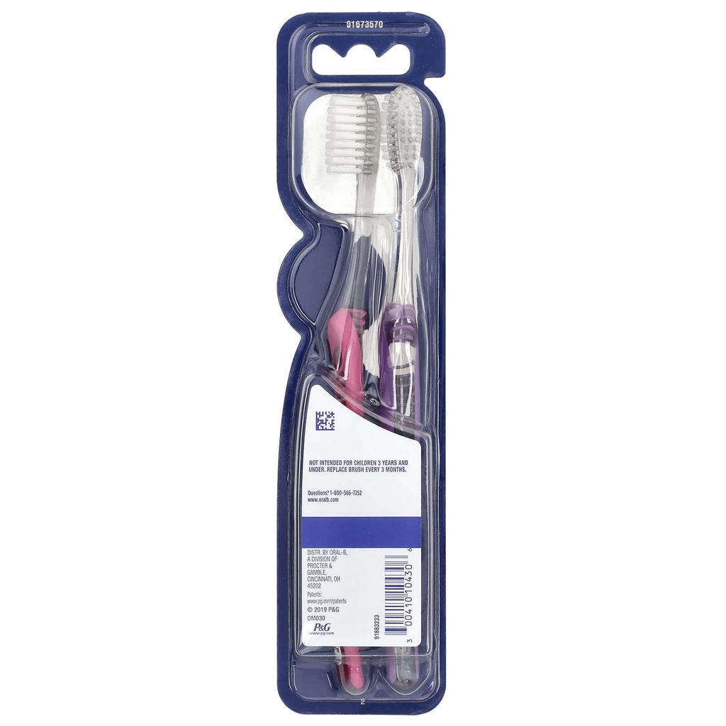 Oral-B Sensi Soft, Toothbrush, Extra Soft, 2 Toothbrushes