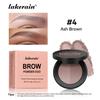 Lakerain Two Color Eyebrow Powder - Waterproof and Sweat Resistant Long-lasting Color, Fine Powder Lasting No Smudgy, Natural Eyebrow Shape,