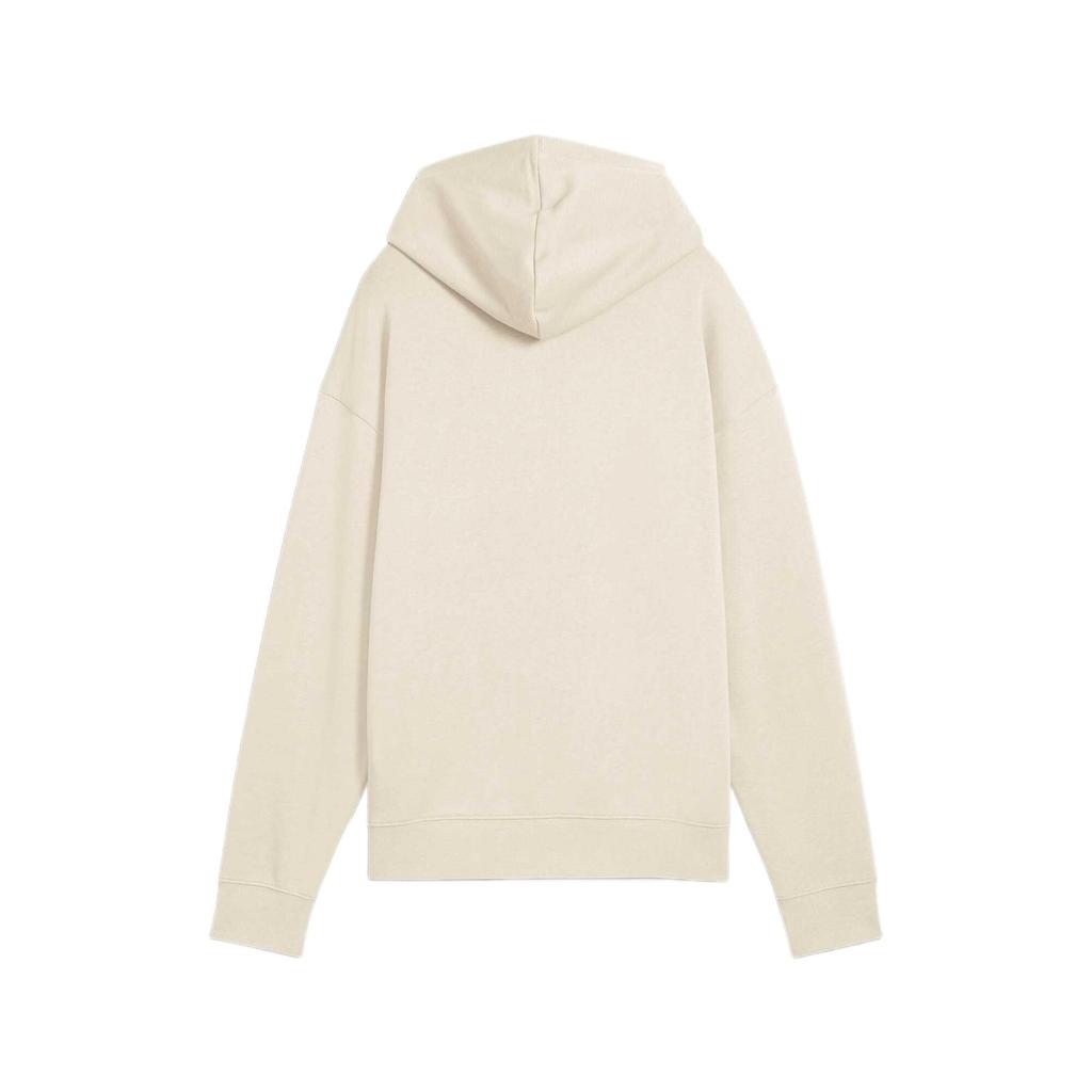 Puma Warm Comfortable Soft Hooded Pullover Long Sleeve Sweatshirt Women Sweatshirt Beige 688941-87
