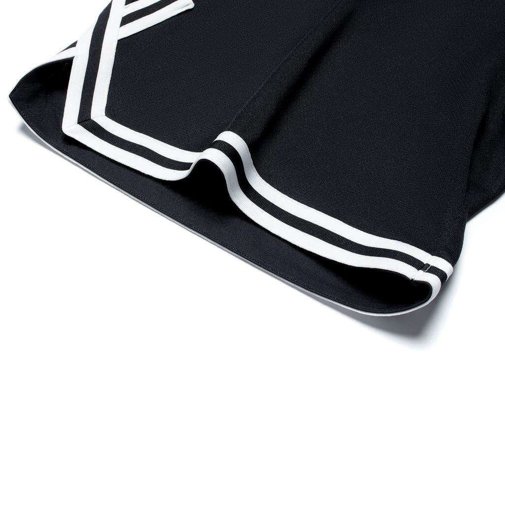 Li Ning Badfive Mister Cartoon Collaboration эластичный пояс шорты Five Point с буквенным принтом свободные повседневные шорты мужские шорты черные AAPU205-1