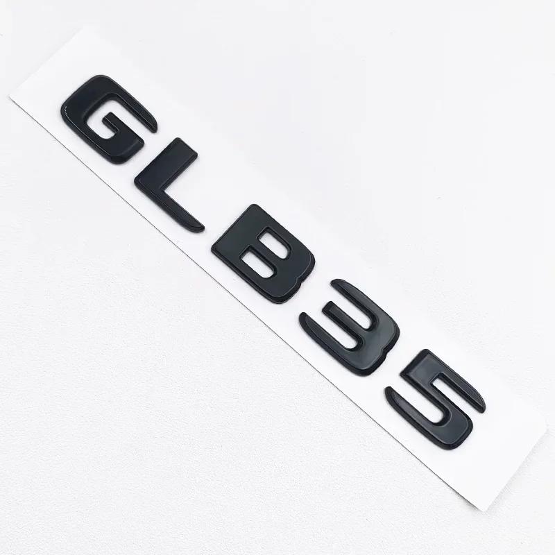 Gloss Black ABS Car Emblem Kit GLB35 AMG Turbo 4matic Letter Rear Star Sticker For Mercedes Benz GLB35 AMG X247 Accessories