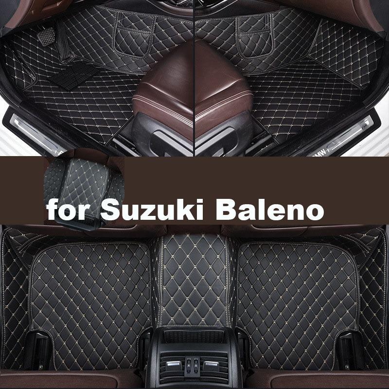 Autohome Car Floor Mats For Suzuki Baleno 2015- Year Upgraded Version Foot Coche Accessories Carpetscustomized
