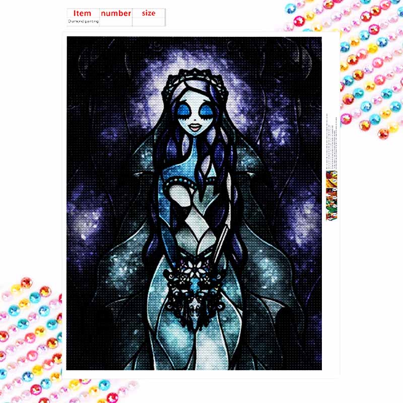 Disney Diamond Painting Kit Classic Gothic Bride Home Decor Craft Perfect Gift Idea Diamond Art
