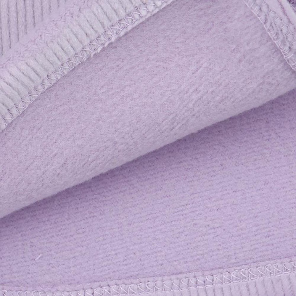 French Cat Bustier Ts + Ribbed Fleece Pt Set Lavender Q56ddt150 Q56ddp090
