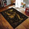 Parrot and Tiger Rug Exotic Rug Non-slip Rug Tropical Rug Vibrant Animal Rug Animal Rug Design Rug Modern Printed Rug Patio Rug