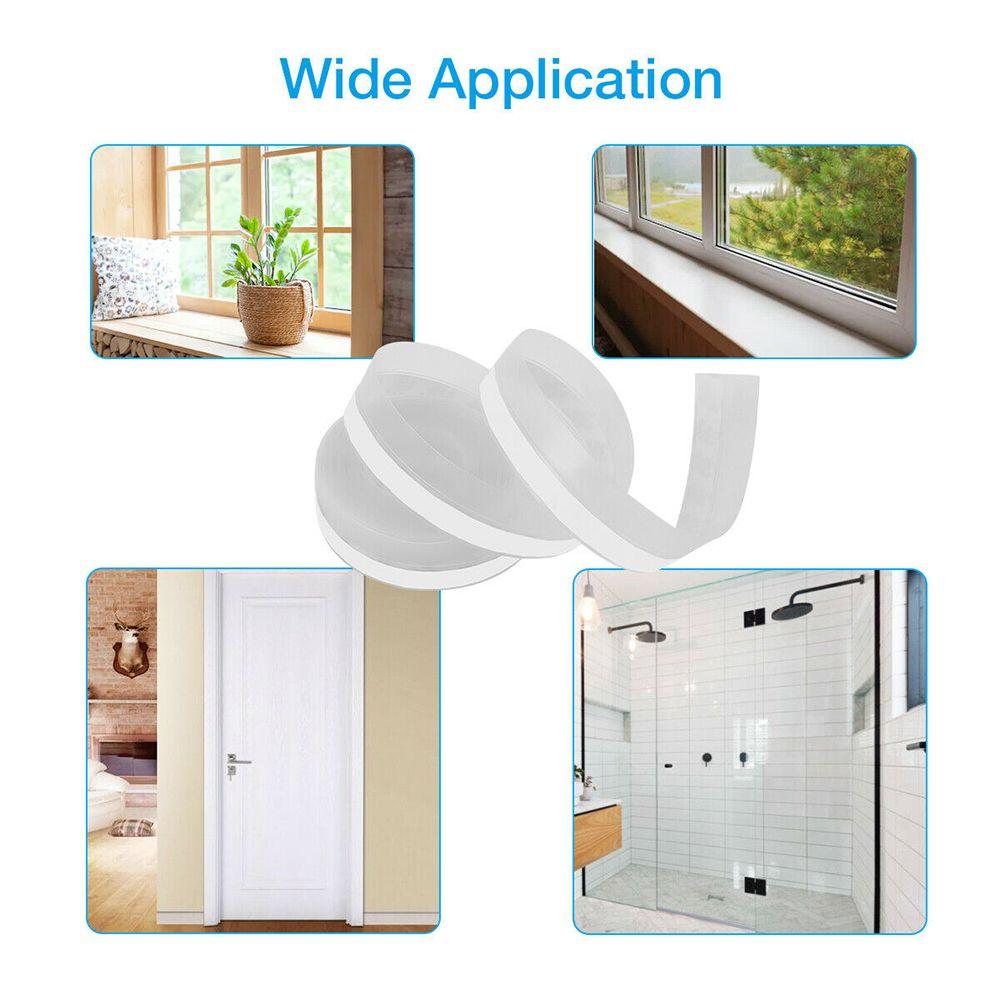 Нижний шов двери окна ванной ветрозащитная уплотнительная полоса силиконовая резина стойкий к плесени настенный стикер