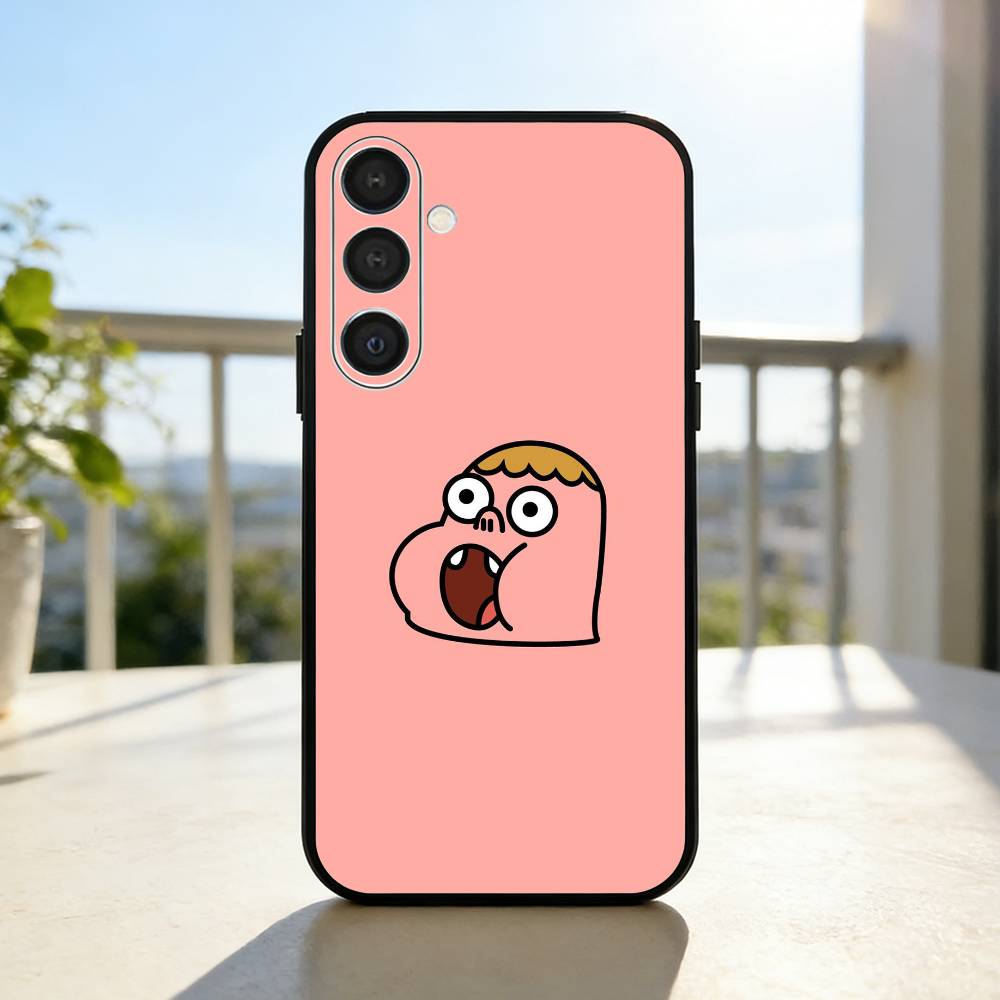 S-Дерзкий мультяшный C-Клэренс Чехол для телефона Samsung A73,72,71,A52,51,40,41,A22,A32,31,A13, Мягкий черный корпус