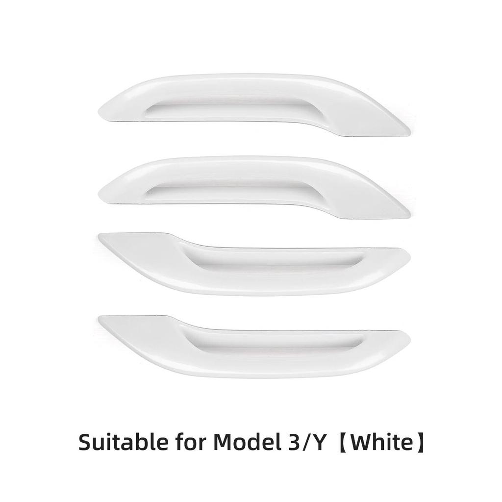 For Tesla ModelY Model 3 2023 Car Antifreeze Door Handle Sticker Refit Accessories Trim Decoration Door Handle Protector Cover
