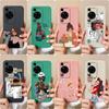 Для Huawei Honor X8B X6A Nova 12 Ultra 12i 11 SE Y72 Чехол для телефона Модный милый противоударный противоударный матовый жидкий силиконовый корпус для девочек и мальчиков с защитой от падения