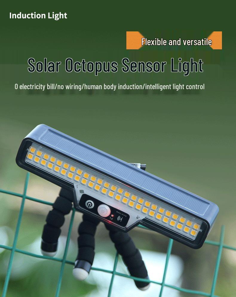 Сверхяркий прожектор с солнечным датчиком для улицы, сада и фермы