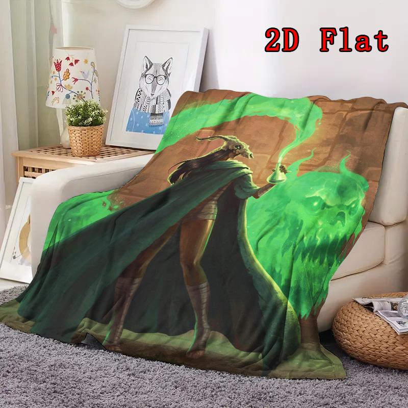 Slay the Spire The Watcher 2D Flat Pattern Flannel Blanket High quality All Seasons Warmth and Comfort Perfect for Christmas Gifts.NMT0928515