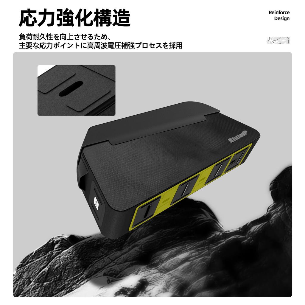 Rhinowalk Bicycle Top Tube Waterproof Bag with Magnetic Closure, Small Storage Bag for Road Bicycles, Designed to Prevent Knee Injuries