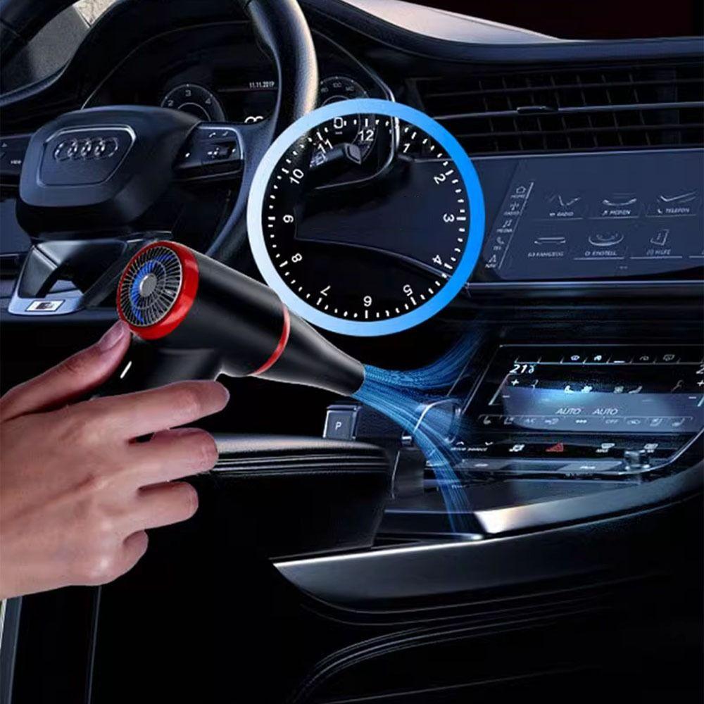 Мини-инструмент для удаления пыли с LED-подсветкой, 100500 об/мин, ручной электрический воздуходув, для чистки автомобиля