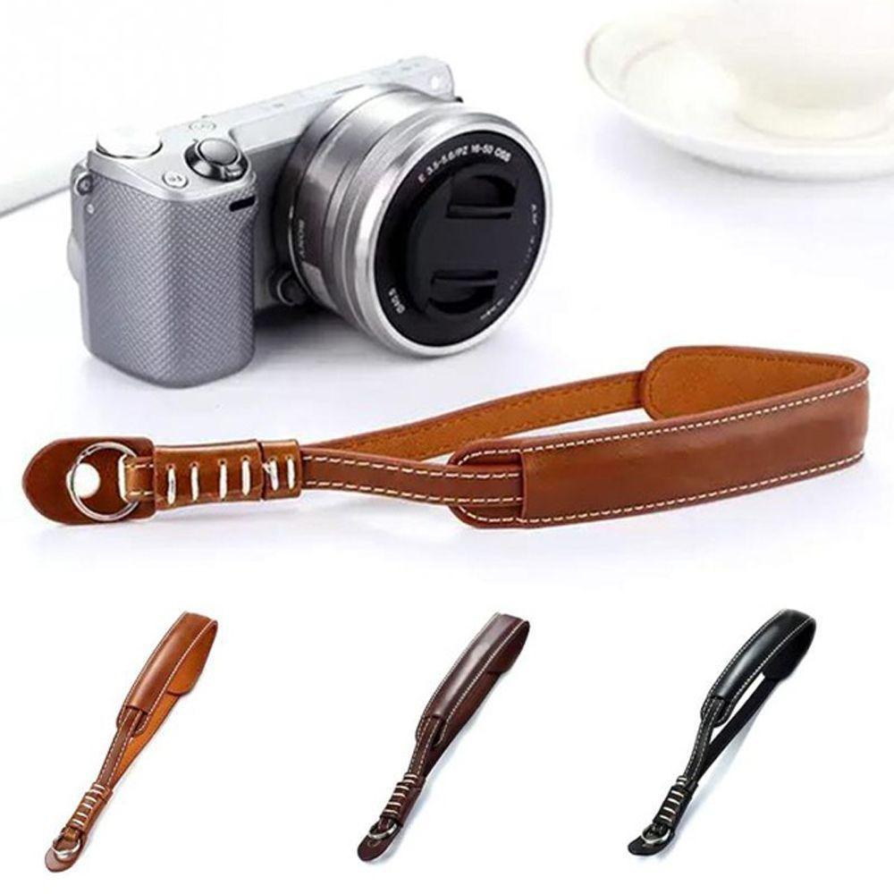 Durable Camera Equipment PU Leather Hand Rope Lanyard Wrist Hand Hand Strap Camera Strap Strap Grip