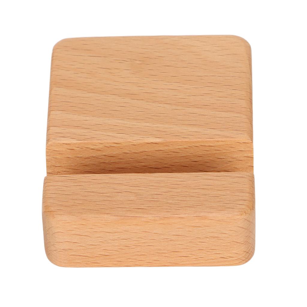 Wooden Mobile Phone Holder Cell Phone Stand Wood Universal Smartphone Desktop Holder Portable Bracket