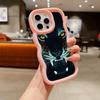 Чехлы для телефонов N96 Tiger eyes design Macaron Wavy Edge для iPhone 16 Pro Max Samsung S24 Plus S23 Ultra A35 A05s Xiaomi Redmi Note 13, противоударный чехол