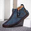 Genuine Leather Men Boots Fashion Zipper Shoes Leather Men Ankle Boots