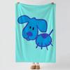 Cartoon B-Blue s C-Clues Throw Soft Warm Flannel Blanket, Multi-use Throw for Bed Sofa Office, Air Conditioning Nap Blanket