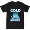 Мужская футболка Cold Palmer мем Смешная 100% Хлопок Летняя с круглым вырезом Новинка Футболка Горячая Распродажа Одежда Большого Размера