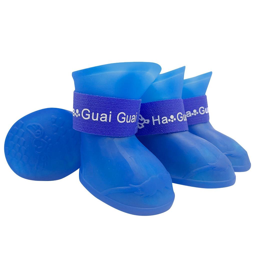 Обувь для собак, нескользящие чехлы для ног, мягкие водонепроницаемые сапоги для маленьких собак и кошек