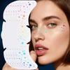 Freckles Face Tattoo Stickers Hot Laser Star Dots Flash Makeup Face Stickers Simulation Natural 6 Pack