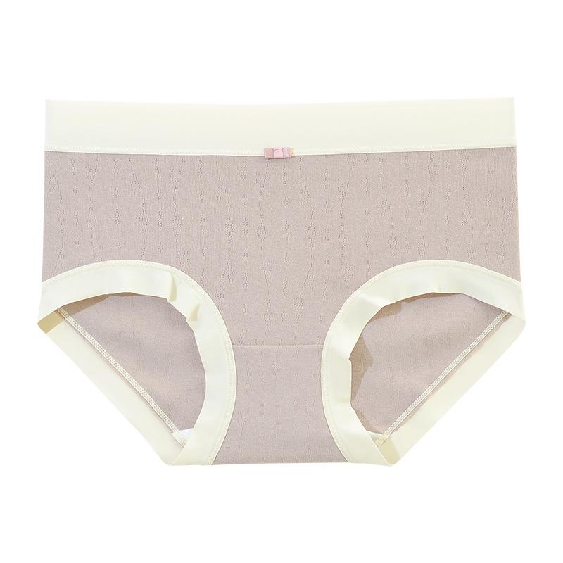 Panties Women's Underwear Mid Waist Breathable Comfortable No Trace Large Size Hip Lifting Triangle Panties