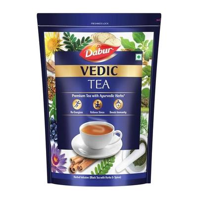 Dabur Ведический чай - 950 г (Черный чай), Чай, собранный вручную из Ассама, Нилгири и Дарджилинга, душевный аромат и насыщенный вкус, листовой чай высшего качества