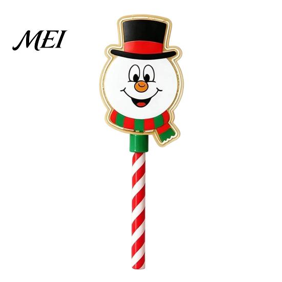 Creative Christmas Gift for Magic Lovers Tap-to-Pay Wand, Candy Cane Handle Credit Card Holder, Cute Handheld Plastic Payment Wand Santa Snowman Tree
