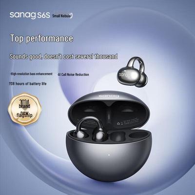 SANAG S6S Открытые Bluetooth-наушники с костной проводимостью, крепящиеся на ухо