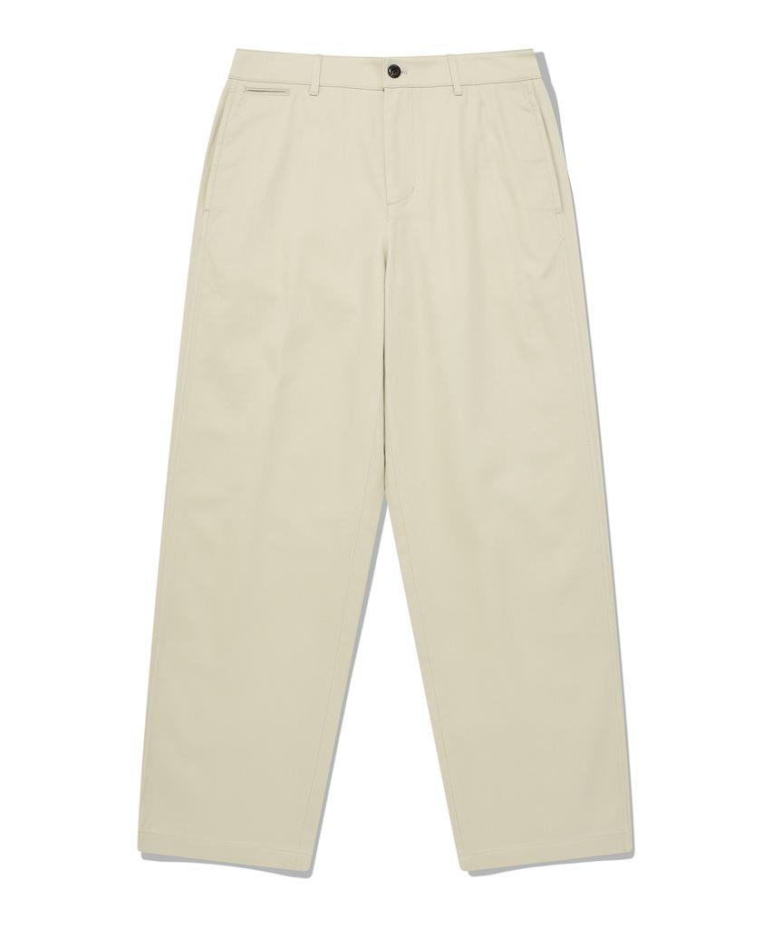 COVERNAT Chino Semi-Wide Pants Ivory