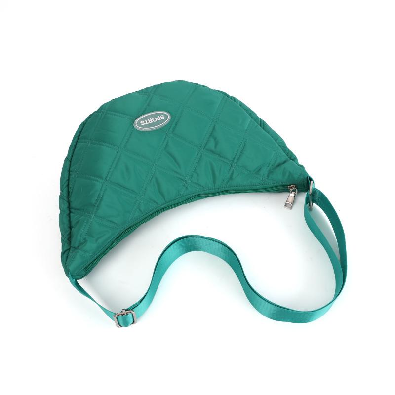 Повседневная женская сумка в клетку, ржавая линия, хлопковая сумка, нейлоновая сумка для пельменей, большая вместимость, сумка через плечо