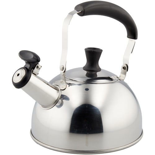 PEARL METAL Свистящий мини-чайник, 1,0 л, подходит для индукционных плит, нержавеющая сталь, компактный, HB-2202