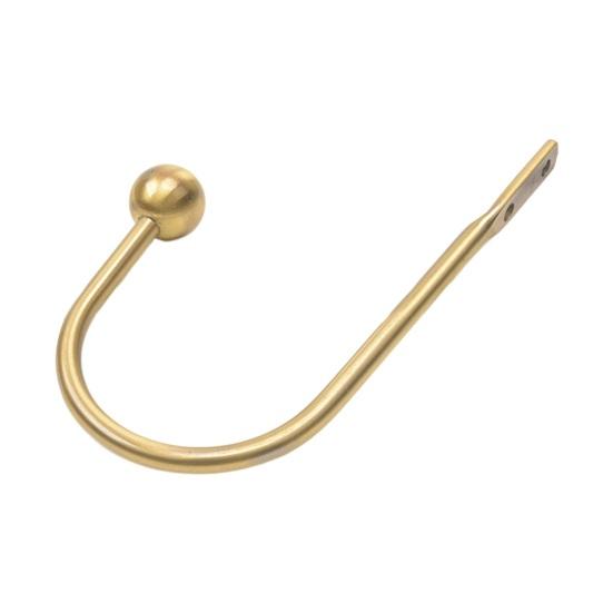 Yousheng 2 шт. держатели для штор полированные с двумя отверстиями U-образные портативные изысканные широко применяемые прочные современные настенные крючки для подхвата штор