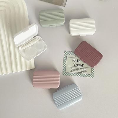 Портативная коробка для контактных линз Candy Color для девочек, минималистичный набор для хранения контактных линз, контейнер для хранения контактных линз
