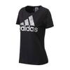 Training Round-Neck Short-Sleeve T-Shirt Women Tops Black CD1952
