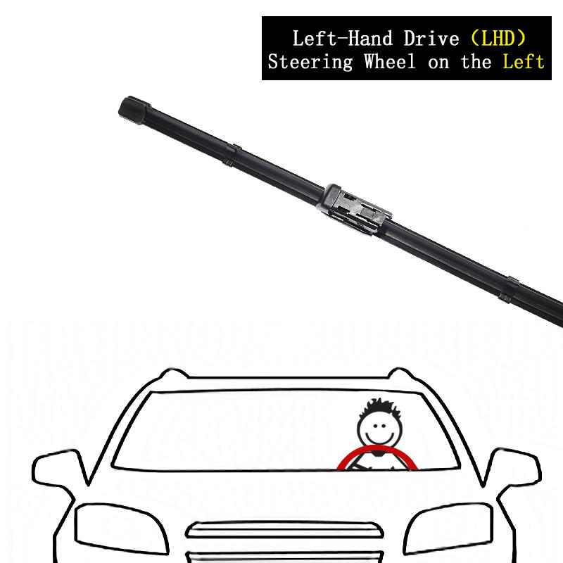 Для Volkswagen VW Jetta A6 Vento 2011 ~ 2018 передние бескаркасные щетки дворников резиновые щетки для лобового стекла