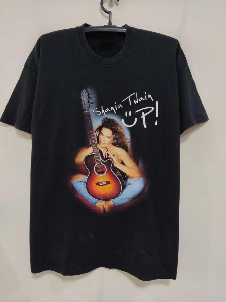 Винтажная Унисекс Футболка Shania Twain UP Tour Все Размеры от S до 5XL BL901