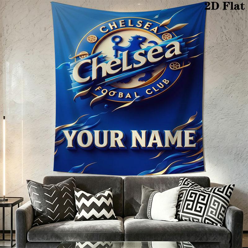 Custom Chelsea Wall Hanging Printed Fabric Blanket Decorative Tapestries for Bedroom Living Room Home Decor