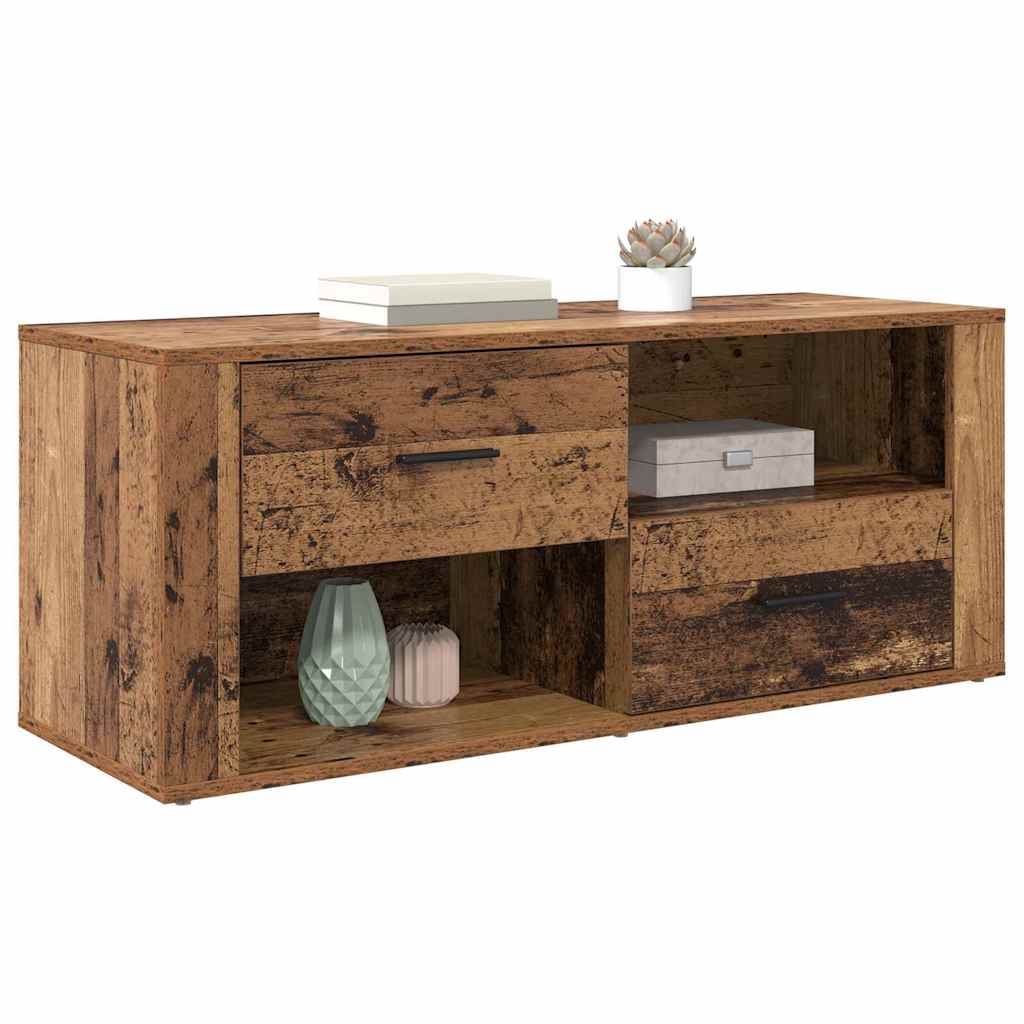 TV Cabinet Reclaimed Wood Look 100 x 35 x 40 cm Engineered Wood