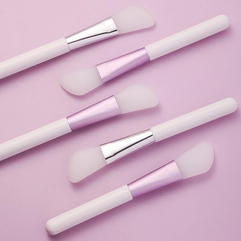 1/2 шт. Белая силиконовая кисть для макияжа, для лица, профессиональные кисти для нанесения грязевых и кремовых масок, инструмент для красоты, для ухода за кожей, для нанесения основы, геля, косметики
